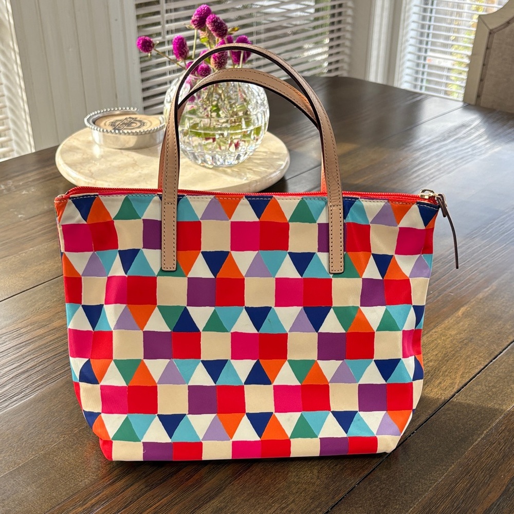 Kate Spade Multicolor Geometric Tote - Picture 3 of 7